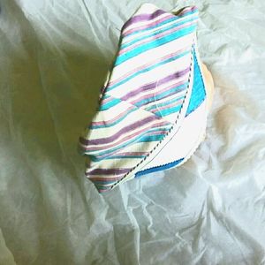 AFRICAN BLUE/WHITE/LIGHT PINK/PURPLE COLOR CAP